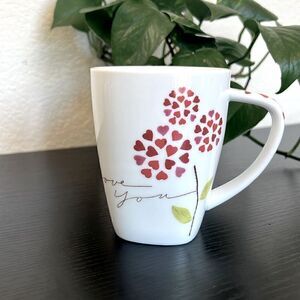 Starbucks I Love You Flower Mug